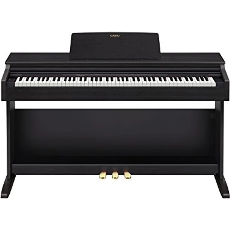 Casio Celviano AP-270BK, E-Piano mit 88 gewichtetet Tasten und zwei Konzertflügel-Klangfarben, Schwarz