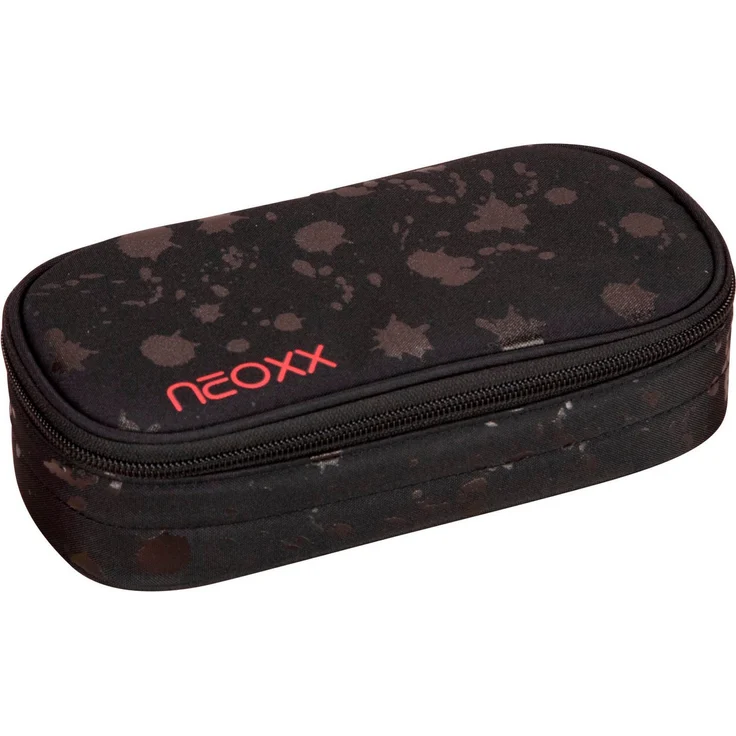 neoxx Schreibgeräteetui Schlamperbox, Jump, Splash Black, aus recyceltem Material – Bild 1