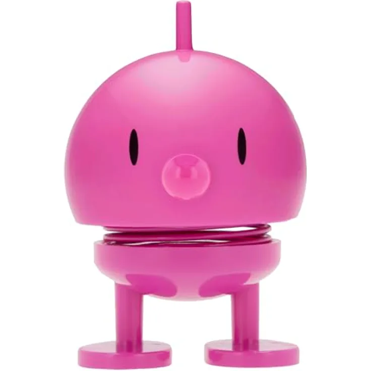 Hoptimist Bumble Wackelfigur, Skandinavische Deko Figur als Glücksbringer, 4,5 x 5,8 x 7,6 cm, Small, Pink