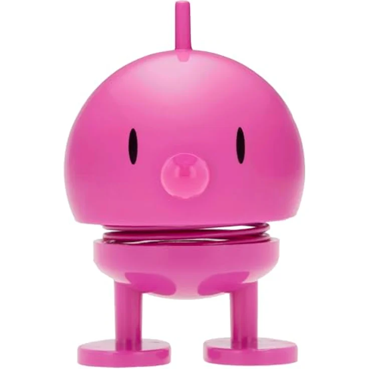 Hoptimist Bumble Wackelfigur, Skandinavische Deko Figur als Glücksbringer, 4,5 x 5,8 x 7,6 cm, Small, Pink – Bild 1