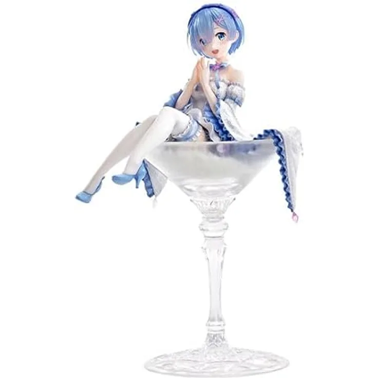 Prime 1 Studio Re:Zero - Starting Life in Another World Prisma Wing PVC Statue 1/7 Rem Glass Edition, 23 cm hoch, detailgetreue Sammelfigur mit Sockel und Geschenkbox