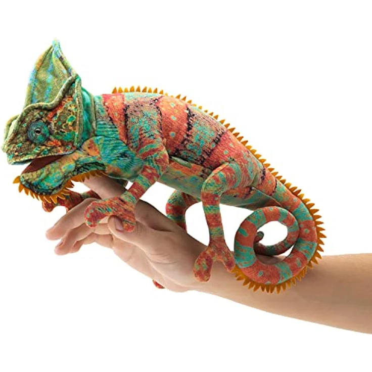 Folkmanis Handpuppe kleines Chamäleon - Small Chameleon 3153 -FM10 – Bild 3