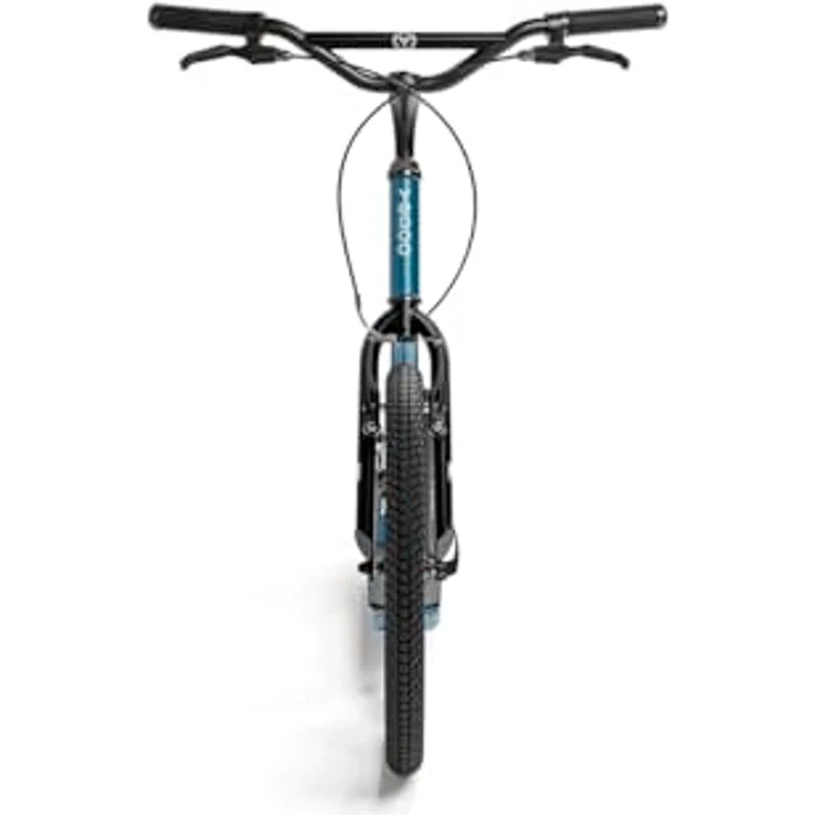 Yedoo Mula Y40, Tretroller mit robustem Stahlrahmen, 20"/16" Luftreifen, verstellbarem Lenker, blau – Bild 2