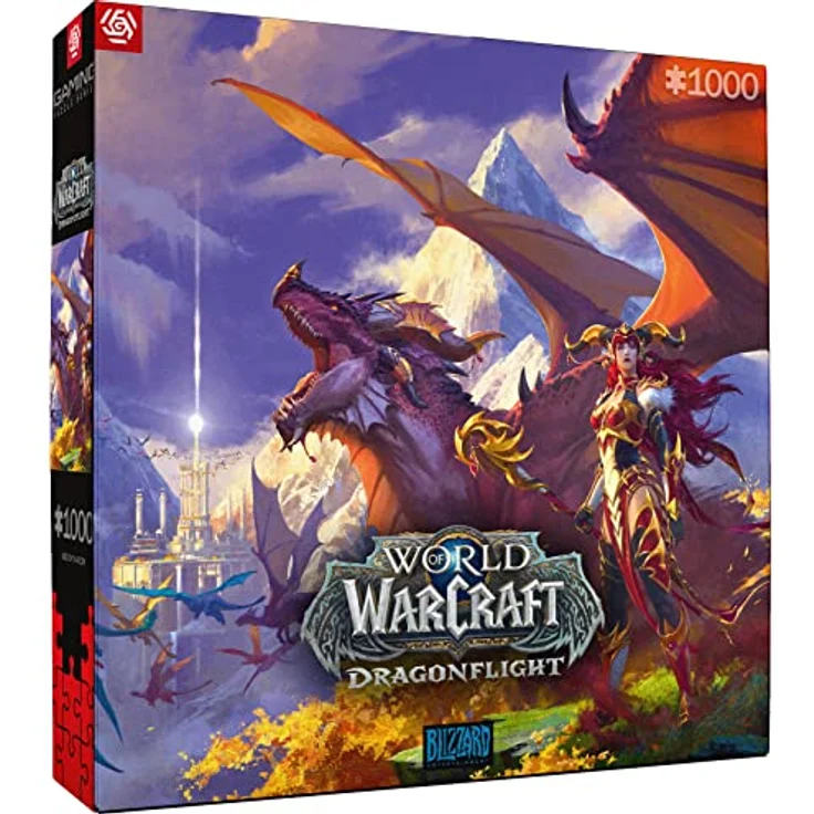 Good Loot GDL24294 World of Warcraft Dragonflight Alexstrasza Puzzle, Wow Classic: Onyxia, 1000 pcs, High-Quality Puzzle with Rich Colors, 68.3x48 cm – Bild 4