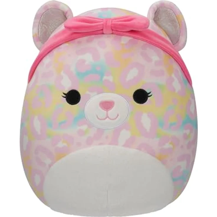 Squishmallows SQCR05426 - Michaela der Regenbogen Leopard 30 cm, offizielles Jazwares Plüsch, superweiches Kuscheltier – Bild 1
