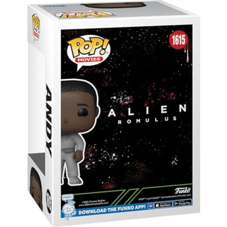 Funko Pop! Movies: Alien: Romulus - Andy - Vinyl-Sammelfigur - Geschenkidee - Offizielle Handelswaren - Spielzeug Für Kinder und Erwachsene - Movies Fans - Modellfigur Für Sammler - 9,5 cm - Hochwertiges Vinyl - Perfektes Geschenk - Erweiterung Ihrer Sammlung – Bild 3