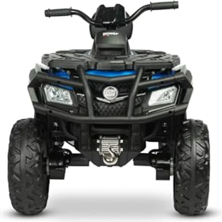 TOYZ Rush Quad Kinder, Akkubetriebenes Fahrzeug mit 4-Rad-Antrieb, 80W Motor, FM-Radio, Bluetooth, Blau – Bild 4