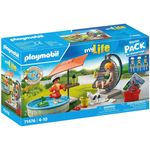 Playmobil® Konstruktions-Spielset Planschspaß zu Hause (71476), City Life, (29 St), teilweise aus recyceltem Material, Made in Europe