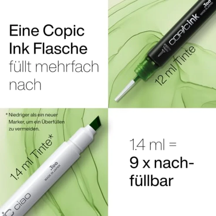 COPIC® Ciao R59 Layoutmarker, roter Filzstift mit Keil- und Pinselspitze, nachfüllbar, geruchsarm, schnell trocknend – Bild 4