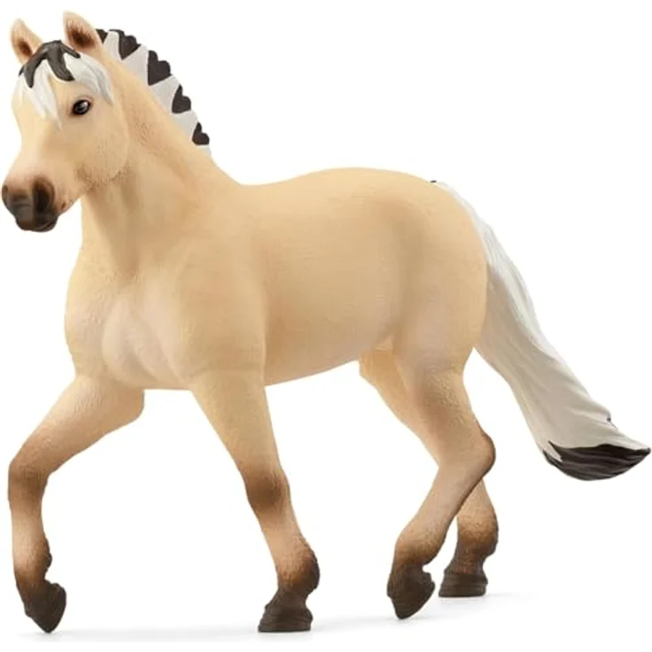 Schleich Fjord Pferd Stute, gelb mit zweifarbiger Mähne, Modell 13980 aus der Horse Club Reihe – Bild 1