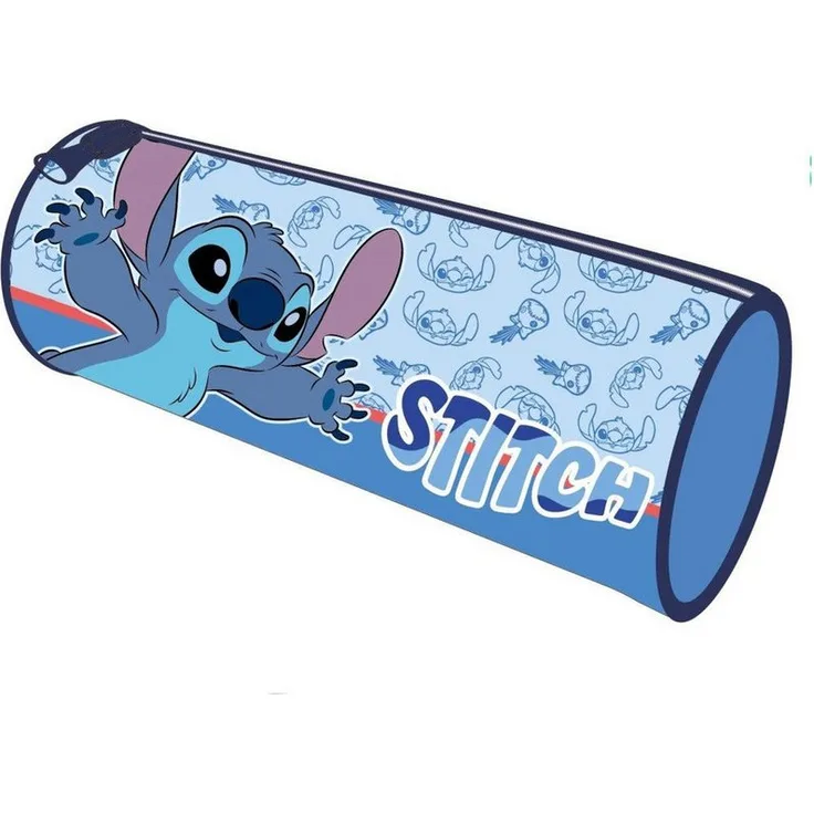 Lilo & Stitch Federmäppchen Stitch, 23 cm, robustes Alien Design Etui aus wasserabweisendem Polyester, offiziell lizenziert