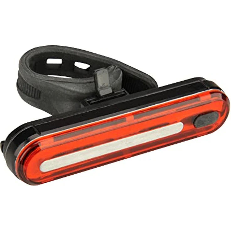 Fischer Fahrrad LED Akku-Stableuchte, 50 LEDs, Rücklicht, rear mit Akku und USB-Ladefunktion, Spritzwasserschutz nach IP44, StVZO-zugelassen – Bild 1