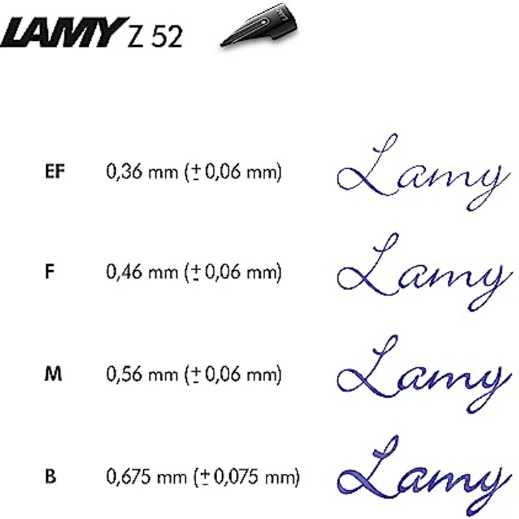 LAMY Füllfederhalter Lx, Exzellent verarbeitetes Schreibgerät mit polierter schwarzer Edelstahlfeder – Bild 4