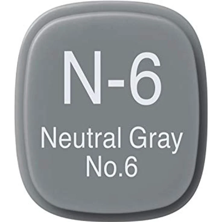 Copic Classic Marker Typ N - 6, neutral gray No. 6, professioneller Layoutmarker mit dualem Spitzensystem, schnelltrocknend – Bild 3