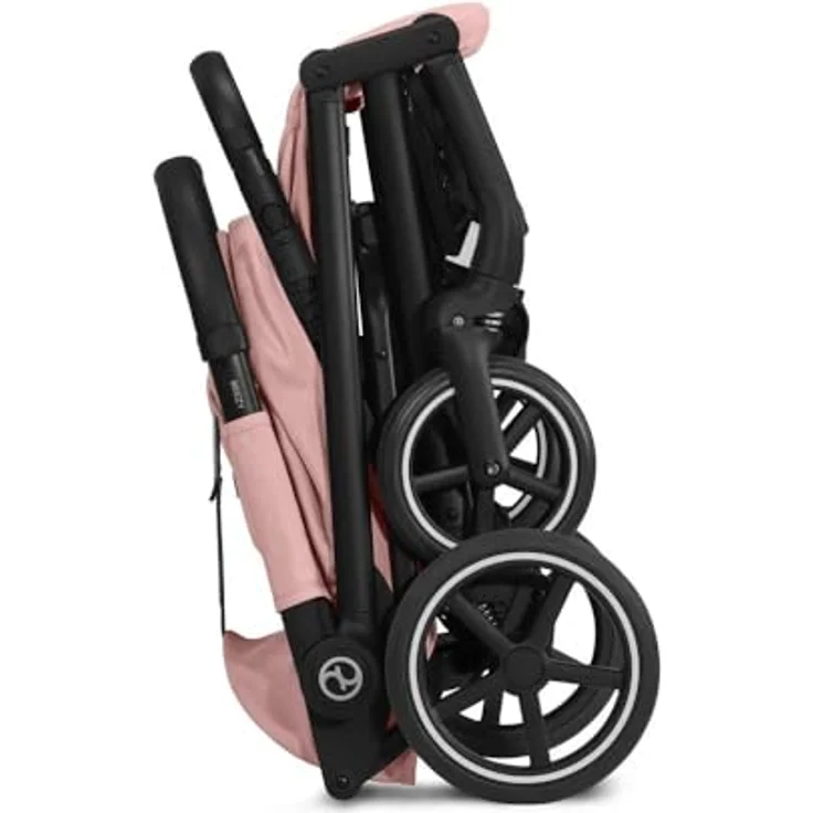 Cybex Gold Kinderwagen Beezy mit One-Pull Harness, Ab Geburt bis ca. 4 Jahre (max. 22 kg), Kompakt und ergonomisch, Candy Pink – Bild 2