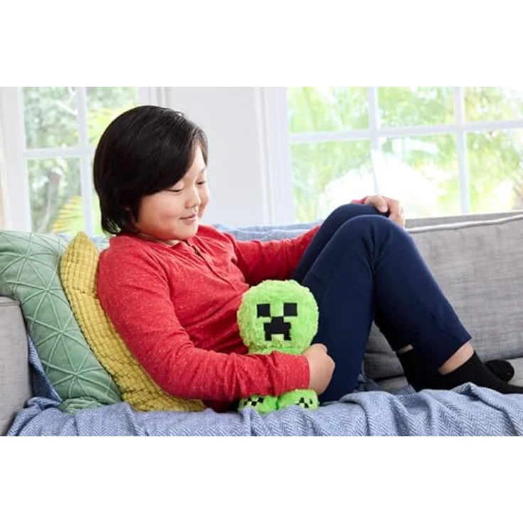Mattel® Plüschfigur Minecraft Creeper, ca. 20 cm, weiches Spielzeug, Grün – Bild 3