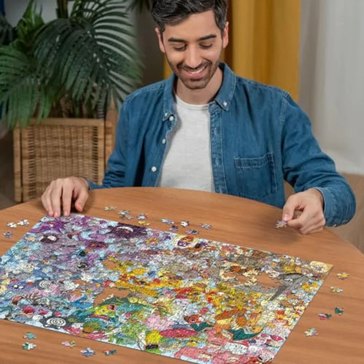 Ravensburger Puzzle 12000460 - Challenge Pokémon - 1000 Teile Puzzle, für Erwachsene und Kinder ab 14 Jahren, Yellow – Bild 4