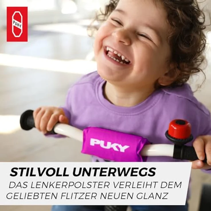 Puky Lenkerpolster für Laufräder, Dreiräder und Scooter pink – Bild 3