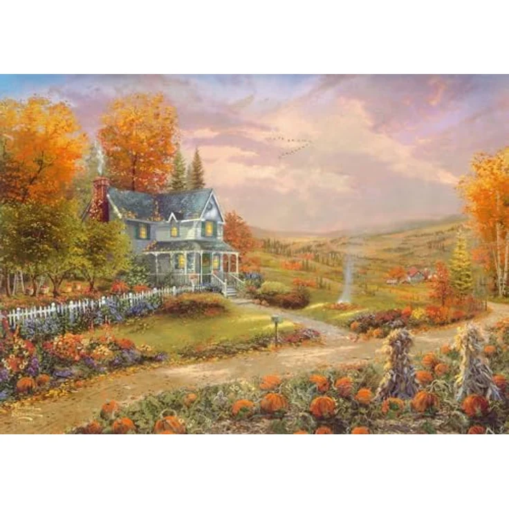 Schmidt Spiele 58795 Herbst in Apple Hill, 500 Teile Puzzle mit spezieller Mattlack-Oberfläche und feiner Stanztechnik – Bild 2