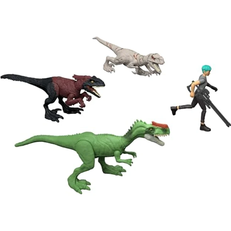 Mattel Jurassic World Chaostheorie Adventskalender mit 12 Überraschungen, 9 Dinosaurier-Figuren, Brooklynn-Figur, JGM17 – Bild 4