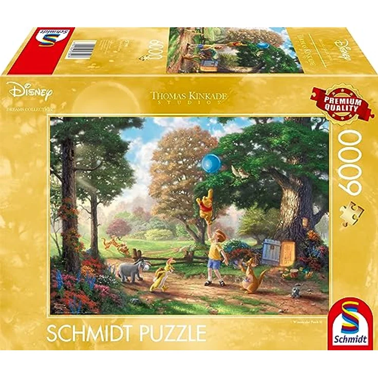 Schmidt Spiele 57399 Thomas Kinkade, Disney, Winnie The Pooh II, 6000 Teile Puzzle – Bild 1