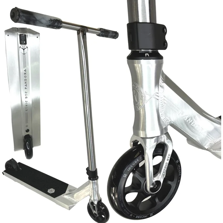 Ethic DTC Stuntscooter Ethic DTC Pandora L Stunt-Scooter Silber H=90cm 3,4kg