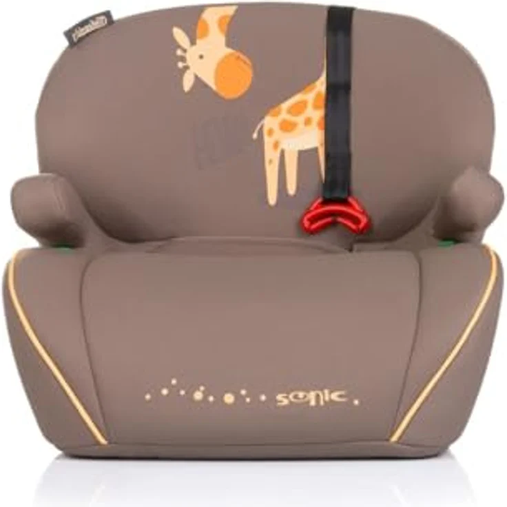 Chipolino Sitzerhöhung Sonic, Kindersitz mit Isofix, i-Size, 125-150 cm, für 22-36 kg, Armlehnen, abnehmbarer Bezug – Bild 3