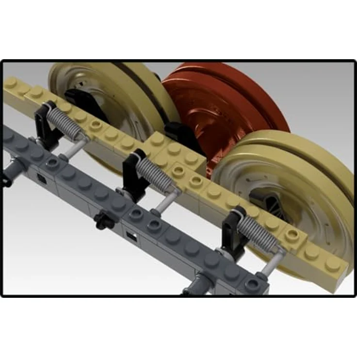 Cobi 11000 PCS TIGER II Königstiger 1:12 COBI-2808, detailgetreues Klemmbaustein-Modell eines historischen Panzers aus dem Zweiten Weltkrieg – Bild 6