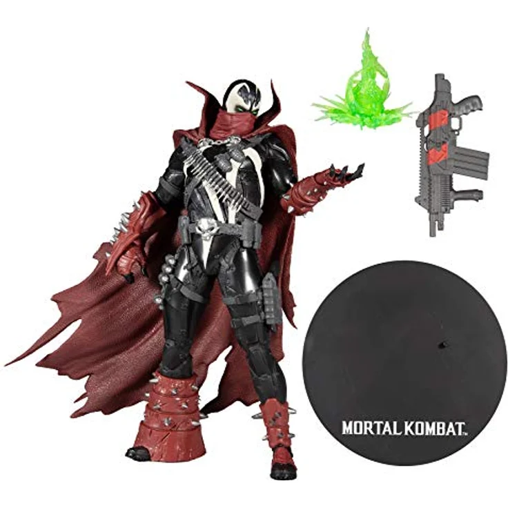 McFarlane Toys Mortal Kombat Commando Spawn Actionfigur, Dark Ages Skin, 30 cm, inklusive Zubehör und Base, MCF11052-4 – Bild 6