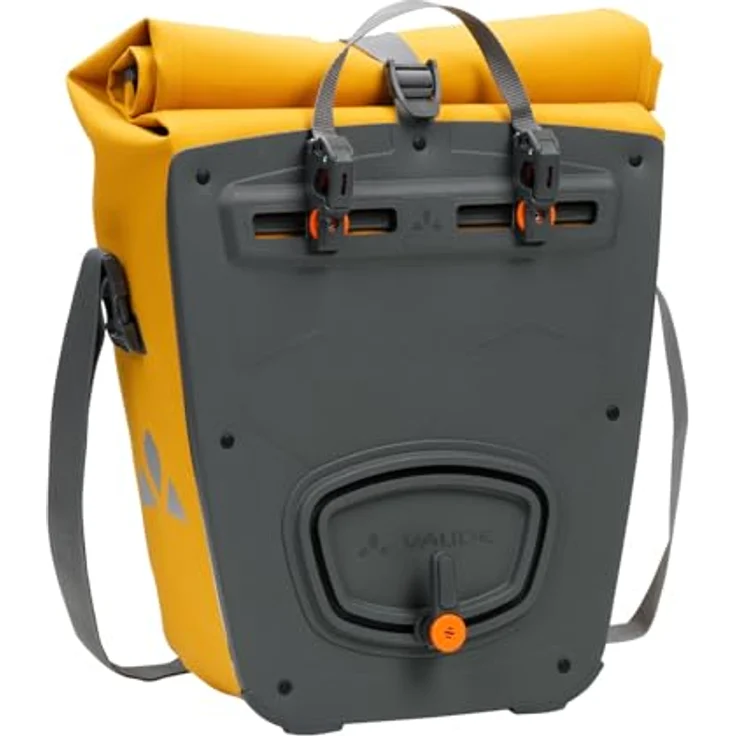 Vaude Velotasche, Gepäckträgertasche (48 l) aus PVC-freiem Planenmaterial, wasserdicht, QMR 2.0-System, Paar – Bild 2
