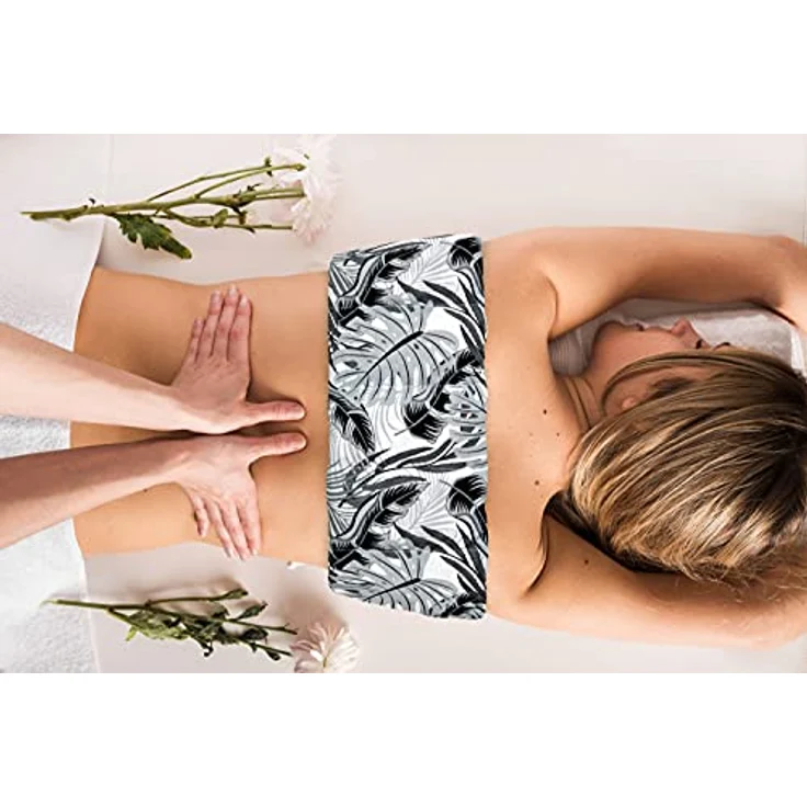 Amilian Kirschkernkissen Mikrowelle 55 x 20cm Wärmekissen Rücken Kirschkernkissen Nacken Schulter Wärmekompresse Körnerkissen Kinder Erwachsene Massagekissen Kältekissen Kirschkernkissen gross – Bild 4