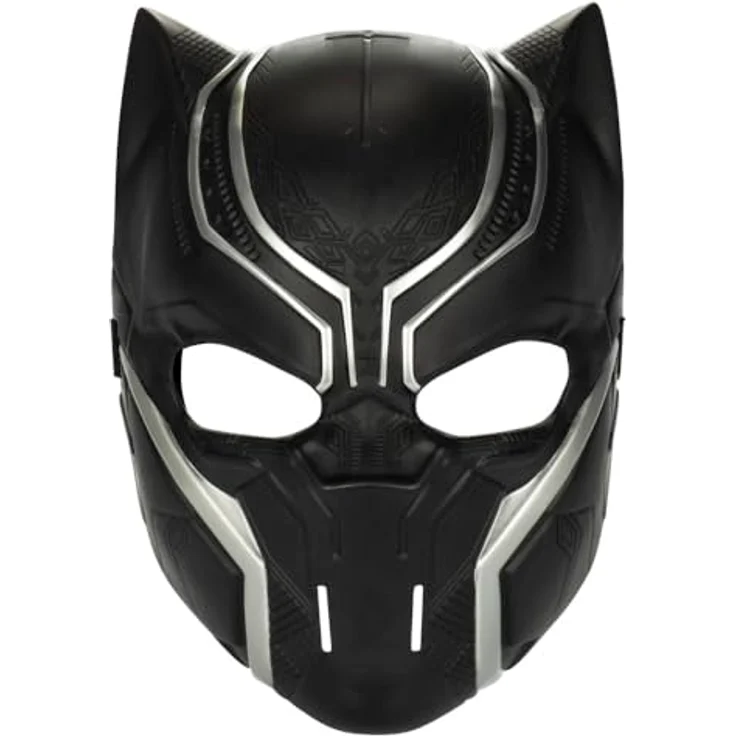 Marvel Avengers Black Panther Rollenspielmaske, Kostümzubehör für Kinder ab 5 Jahren mit einstellbarem Band und Entertainment-inspiriertem Design – Bild 2