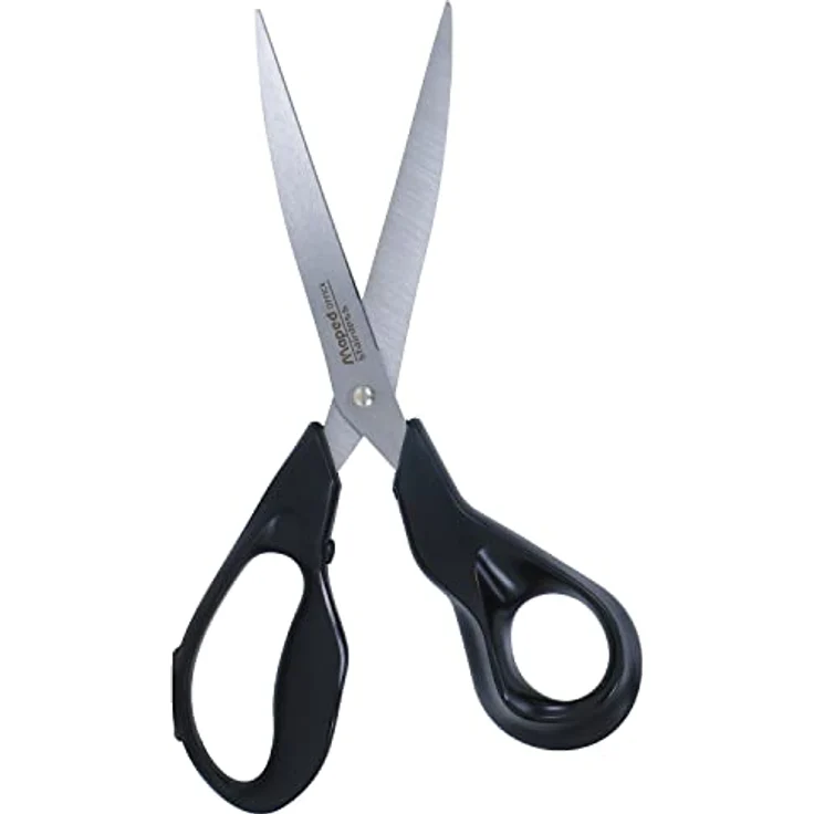 MAPED Advanced Green Papierschere, 21 cm, ergonomische 3D-Griffe, schwarz, aus 70% recyceltem Kunststoff, auf Blisterkarte – Bild 4