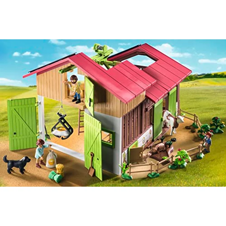 PLAYMOBIL® 71304 Großer Bauernhof, Spielset mit dreh- und ausfahrbarem Ladekran, Playmobil Country – Bild 3