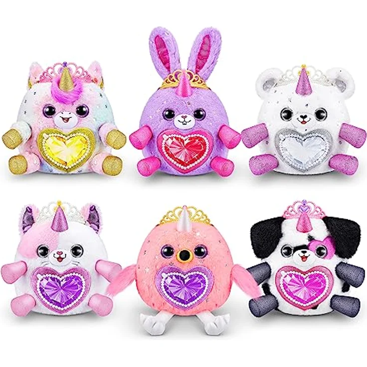 RainBocorns Fairycorn Princess 6 Series 9281, Teddybär mit Zubehör, rosa, für Kinder ab 3 Jahren – Bild 5