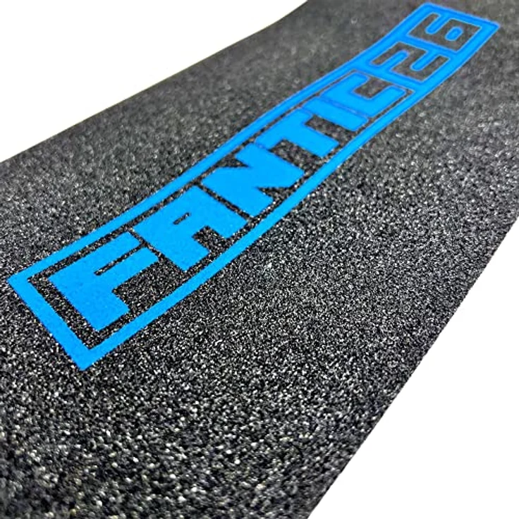 Fantic26 Stuntscooter Fantic26 Stunt-Scooter Griptape 58,5cm x 15,5cm Basic Schwarz/Blau - Reißfestes PVC-Material, optimierte Körnung, kinderleichte Montage – Bild 2