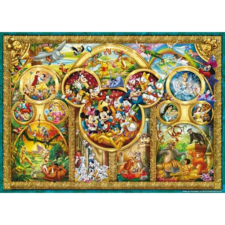 Ravensburger Puzzle 12000469 - Die schönsten Disney Themen - 1000 Teile Puzzle für Erwachsene und Kinder ab 14 Jahren, Disney Puzzle, Disney Geschenke, bunte Landschaftsmotive und magische Fantasiewelten