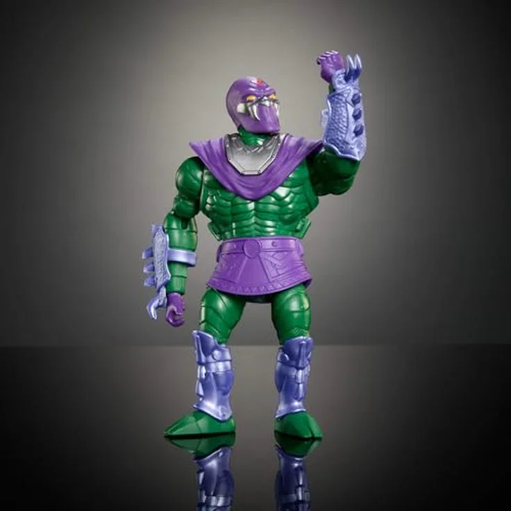 Masters of the Universe Origins Turtles of Grayskull Deluxe Actionfigur, beweglicher König Hiss als Fußsoldat mit 16 Bewegungspunkten, ca. 14 cm, abnehmbare Rüstungsteile, JBN07 – Bild 5