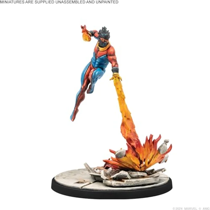 Atomic Mass Games Marvel Crisis Protocol - Sunspot Warlock Charakterpack für Strategiespiel, 2 Figuren, für 2 Spieler ab 14 Jahren – Bild 3