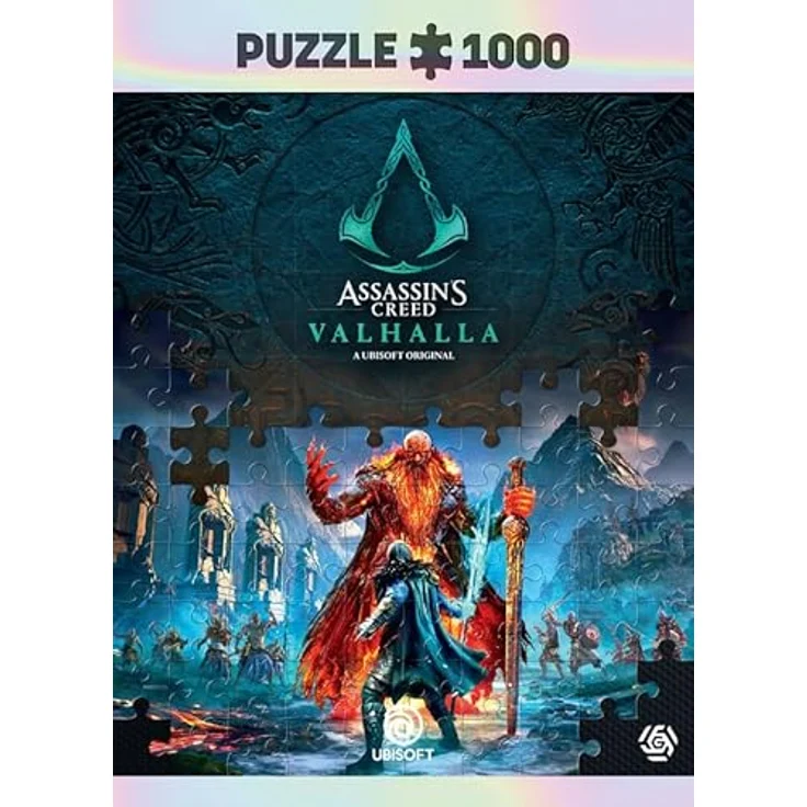 Assassin's Creed Valhalla: Dawn of Ragnarok - Puzzlespiel mit 1000 Teilen und den Maßen 68 cm x 48 cm | inklusive Poster und Tasche | Spiel-Artwork für Erwachsene und Teenager – Bild 6