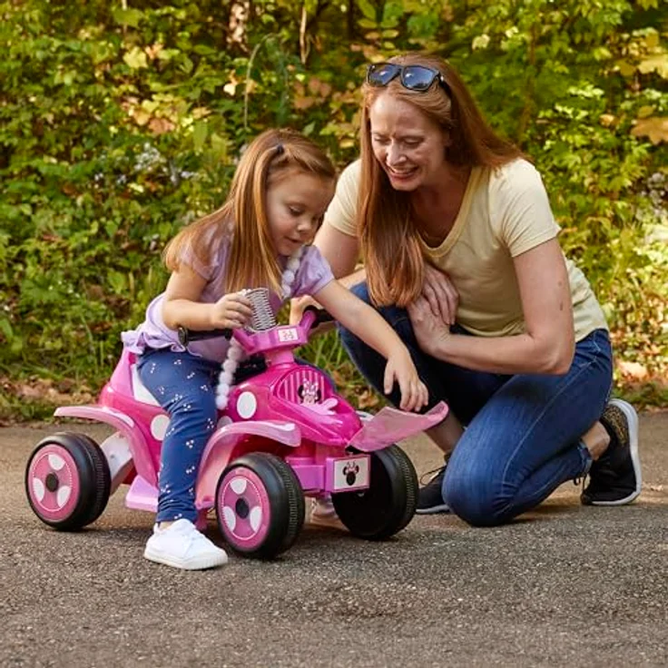 Huffy Disney Minnie Quad 6V, Kinderelektroauto mit 4-Rad-Design und 2,5 km/h Maximalgeschwindigkeit, pink – Bild 7