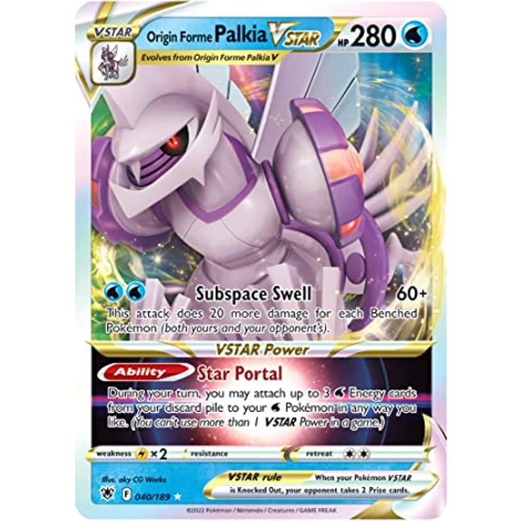 The Pokemon Company Pokemon Origin Forme Palkia VSTAR League Battle Deck, leistungsstarkes Deck mit Premium-Foil-Karten und begehrten Power-Karten – Bild 5