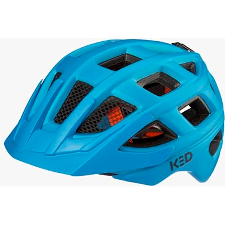 KED Kids Youth Kailu Fahrradhelm, Blue Matt, S (49-53cm) - Made in Germany, MAX Shell-Technologie, Vielseitig einstellbares Verstellsystem – Bild 1