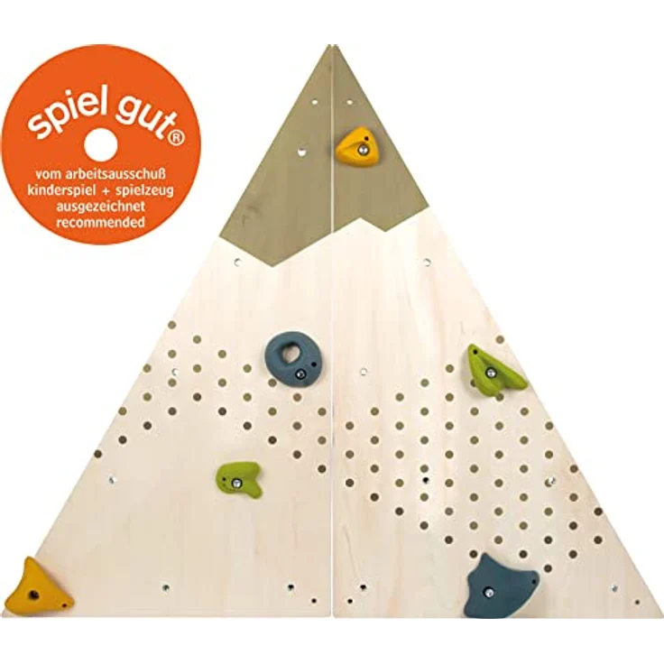 Kletterwand Boulderwand "Adventure", ca. 92 x 108 x 3 cm, aus Holz, von Small Foot – Bild 2
