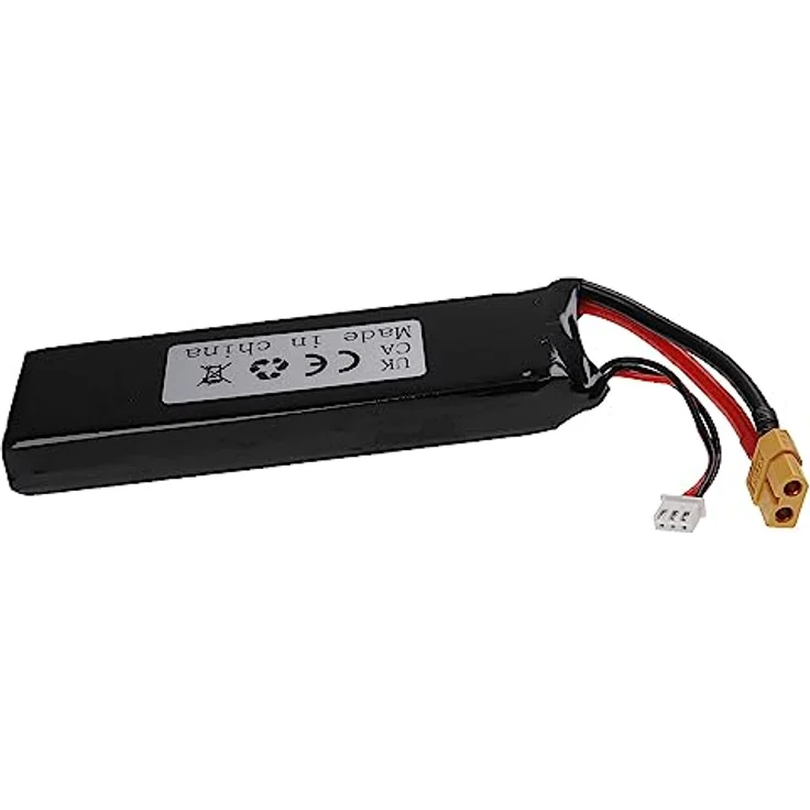 vhbw Li-Polymer Akku 3500mAh mit XT60 Stecker für Modellbau - 7,4V, 134 x 44 x 16mm, kompatibel mit Racing Car, Helikopter, Flugzeug – Bild 3