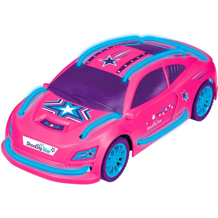 Happy People RC-Auto Shooting Star, ferngesteuertes Modell mit Lichteffekt und 3 Leuchtmodi, 40 MHz, 19 cm