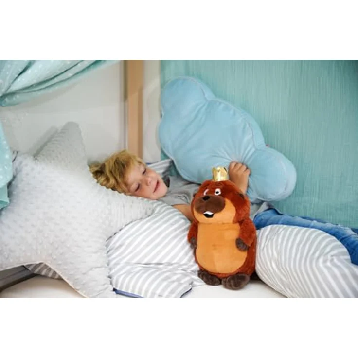 Simba Disney Pixar Hoppers King George Plüschtier, weiche 24 cm Biber-Kuschelfigur aus hochwertigem Plüsch, offizielles Lizenzspielzeug für Kinder und Sammler – Bild 4