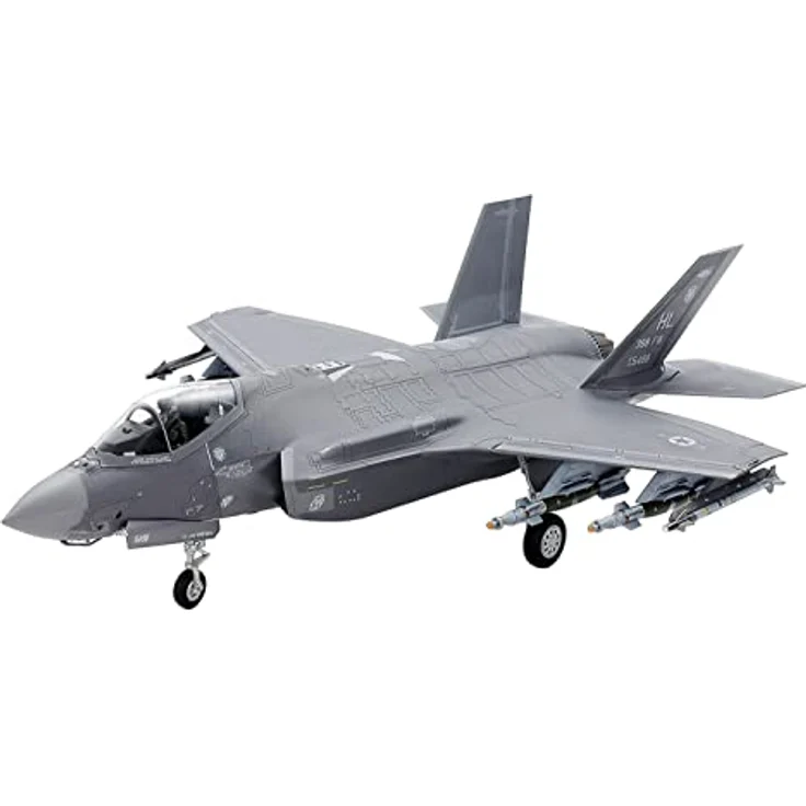 TAMIYA 60792 1:72 F-35A Lightning II Modellflugzeug Bausatz, originalgetreue Nachbildung, unlackiert, Mehrfarbig – Bild 1