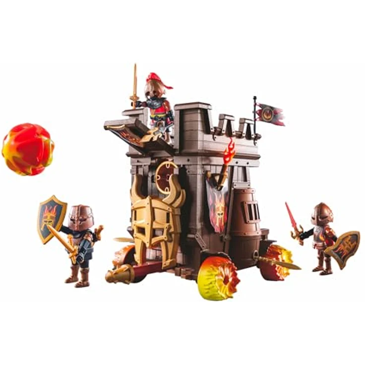 Playmobil® Angriffswagen mit Feuerkanone (71643), Novelmore Konstruktions-Spielset, (68 St), Made in Europe – Bild 6
