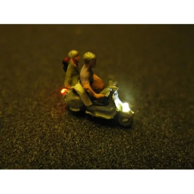 50137 Motorroller mit LED Beleuchtung (Pärchen)